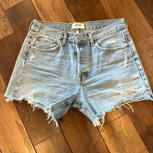 Agolde Parker Long Swapmeet shorts sz 28